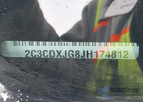 2018 Dodge Charger Gt Awd из США, поврежденный, VIN 2C3CDXJG8JH174812